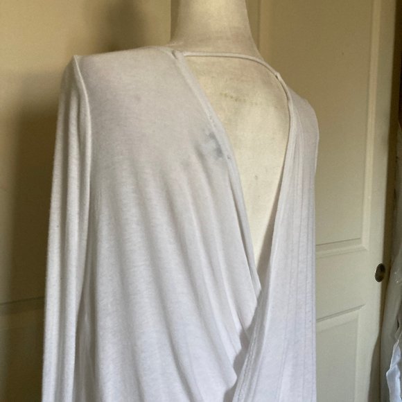 TOBI "LOOK AT THE LIGHT" IVORY WHITE LONG BELL-SLEEVE BLOUSE TOP - Picture 7 of 10